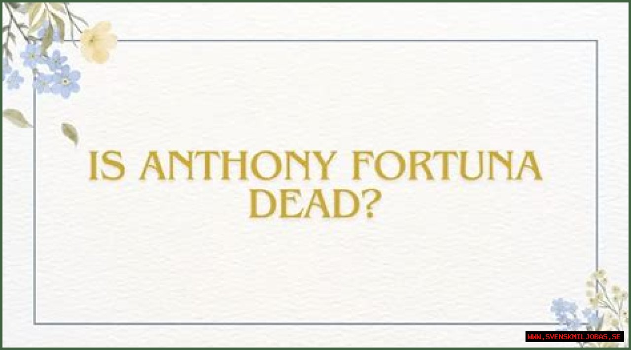 Anthony Fortuna Death; New York’s Beloved Restaurateur Obituary News